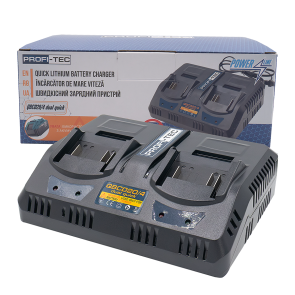 Двопортовий зарядний пристрій PROFI-TEC QBCD20/4 dual quick №1