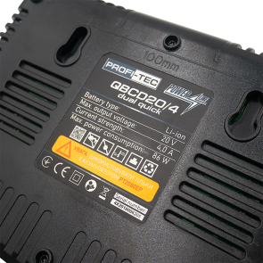 Двопортовий зарядний пристрій PROFI-TEC QBCD20/4 dual quick №12