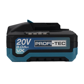 Акумуляторна батарея PROFI-TEC PT2080VX POWERLine (20 В / 8.0 Аг, високострумова, з індикатором) №3