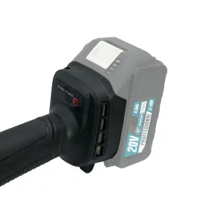 Акумуляторна кутова шліфувальна машина PROFI-TEC DGA201BL POWERLine (2×PT2040EP (4.0 Аг), зарядний пристрій) №6