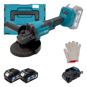 Акумуляторна кутова шліфувальна машина PROFI-TEC PGA202 POWERLine (2×PT2040MP (4.0 Аг), зарядний пристрій) №1
