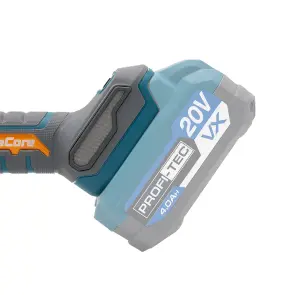 Аккумуляторная угловая шлифовальная машина PROFI-TEC PPGA203 UltraCore (2×PT2040VX (4.0 Ач), зарядное устройство) №14