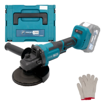 Аккумуляторная угловая шлифовальная машина PROFI-TEC PGA202 POWERLine (без аккумулятора и зарядного устройства, кейс)