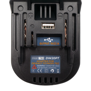 Адаптер PROFI-TEC DW20PT, з батареї DeWalt / Milwaukee на інструмент PROFI-TEC (Makita) №6