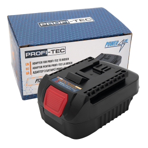Адаптер PROFI-TEC PT20BS, с батареи PROFI-TEC (Makita) на инструмент Bosch №1