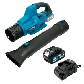 Аккумуляторная воздуходувка PROFI-TEC PLB5020BL POWERLine (1×PT2040MP (4.0 Ач), зарядное устройство) №1