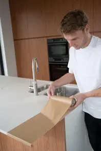Самоклеючий захисний папір HPX STICKY COVER PAPER 296 мм х 15 м №3