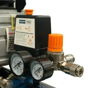 Компресор масляний PROFI-TEC OC-24 (24 л, 1.5 кВт, 195 л/хв) №5