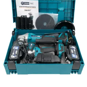 Акумуляторний набір інструментів PROFI-TEC Combo Set 2/1 POWERLine (DGA20BL, DTW500BL) (2×PT2040MP (4.0 Аг), зарядний пристрій) №6