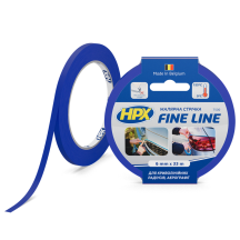  Стрічка малярна HPX FINE LINE 6мм х 33м синя