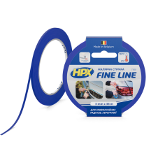 Малярная лента HPX FINE LINE 3 мм × 33 м, синяя