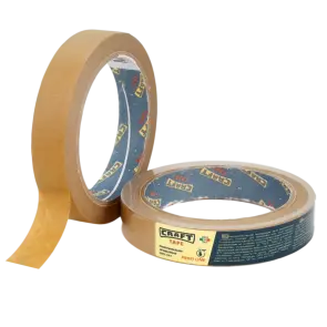 Малярная лента для автомалярных работ CRAFT TAPE 110°C, 19 мм × 50 м, коричневая №1