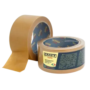 Автомалярна стрічка CRAFT TAPE 110°С 50 мм х 25 м коричнева №1