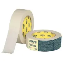 Автомалярна стрічка CRAFT TAPE 110°С 36мм х 25м біла