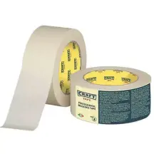 Малярная лента для автомалярных работ CRAFT TAPE 110°C, 48 мм × 25 м, белая