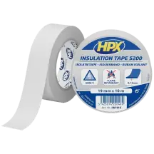 Изолента HPX 5200 15мм x 10м белая