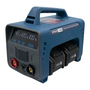 Акумуляторний зварювальний апарат PROFI-TEC PCWM16040 X-MAX Power (2×PT4080XM (8.0 Aг), зарядний пристрій) №4