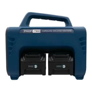 Акумуляторний зварювальний апарат PROFI-TEC PCWM16040 X-MAX Power (2×PT4080XM (8.0 Aг), зарядний пристрій) №7