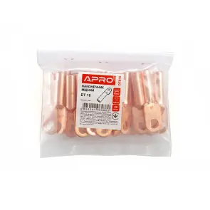 Наконечник медный DT 10 (пач 20шт) APRO №2