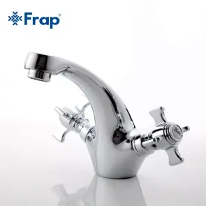 Змішувач для умивальника Frap F1024, хром №2