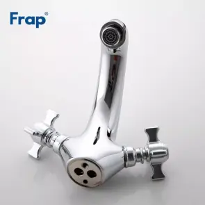 Змішувач для умивальника Frap F1024, хром №5
