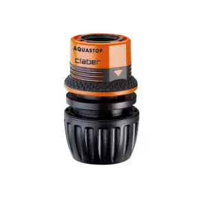 Конектор 1/2"-3/4" аквастоп для поливального шлангу, Ergogrip бл. №2