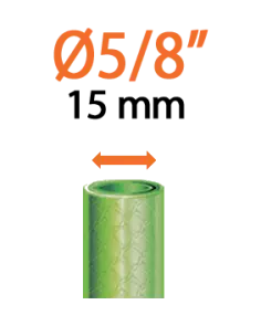 Конектор 1/2"- 5/8" аквастоп для поливального шлангу Ergogrip бл. №3