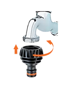 Адаптер 1/2"-3/4"В для коннектора поливочного шланга Ergogrip №4