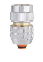 Коннектор 1/2"- 5/8" для поливочного шланга AquaStop, металл