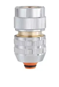 Конектор 1/2"- 5/8" для поливального шлангу AquaStop, метал №1
