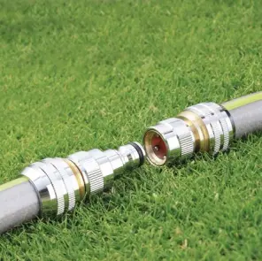 Конектор 3/4" для поливального шлангу AquaStop, метал №3