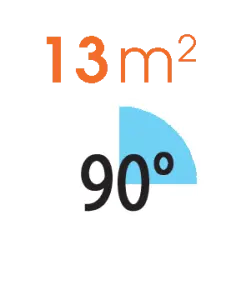 Форсунка для дощувача підземного поливу регульована 90° 13м2 №2