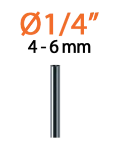 Заглушка 6мм для крапельної трубки 1/4" (10шт) №2