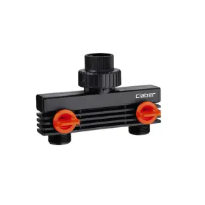 Розподілювач 3/4"В вихід 2-х канальний 3/4"Н №1