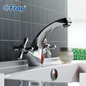 Змішувач для умивальника Frap F1025, хром №2