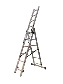 Драбина 3-секц. розкл. 3*6сх. 1,64-3,26м №1