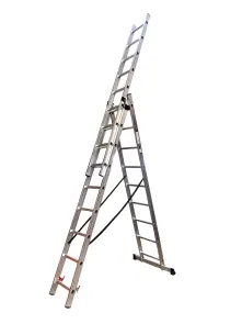 Драбина 3-секц. розкл. 3*9сх. 2,45-5,69м №1