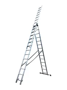 Драбина 3-секц. розкл. 3*14сх. 3,8-9,74м №1