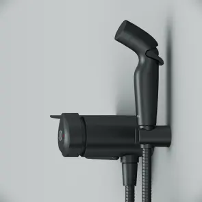 Смеситель TouchReel, монтируемый в стену с гигиеническим душем и полкой AM.PM F0H85A822 X-Joy №3