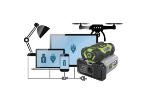 Инвертор PAD5000E, 56В-220В, 400Вт, LED-фонарь, 3 USB порта №3