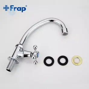 Монокран для кухни Frap F4108, хром №2