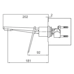 Смеситель для умывальника Frap F1058-22, белый/хром №2