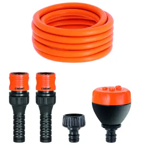 Шланг поливальний пружинний 1/2" TWIDDY 15м, з конекторами і розпилювачем №3