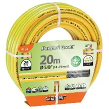Шланг поливочный 5/8" 20м Flexyfort Green, желтый с зеленой полосой.