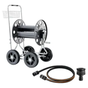 Візок для шлангу Jumbo 1/2"-165м, 3/4"-75м №1