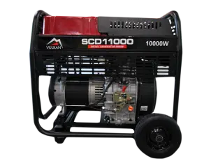 Генераторна установка SCD11000 дизель 1ф 9кВт ел.старт, 18л, колеса №2
