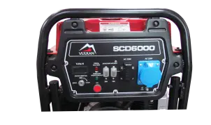 Генераторна установка SCD6000 дизель 1ф 4,5кВт ел.старт, 18л, колеса №6