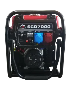 Генераторна установка SCD7000 дизель 3ф 5,0кВт ел.старт, бак18л, колеса №2