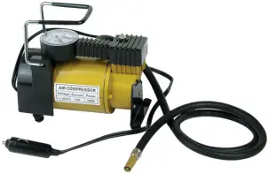 Мінікомпресор автомобільний 12В, однопоршневий, 10бар, шланг -1м, прикурювач -3м №1