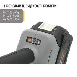 Акумуляторна болгарка Procraft industrial AG125A (Без акб та зп) №6